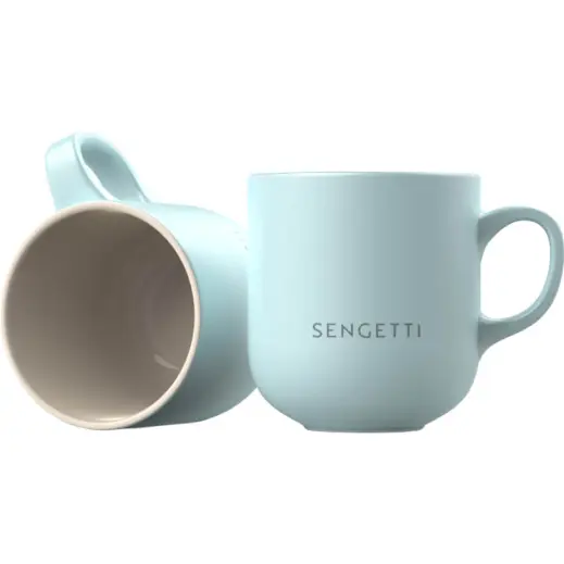 Andy Cartwright Sengetti Perfect Mug - Set Of 2 Aqua Display